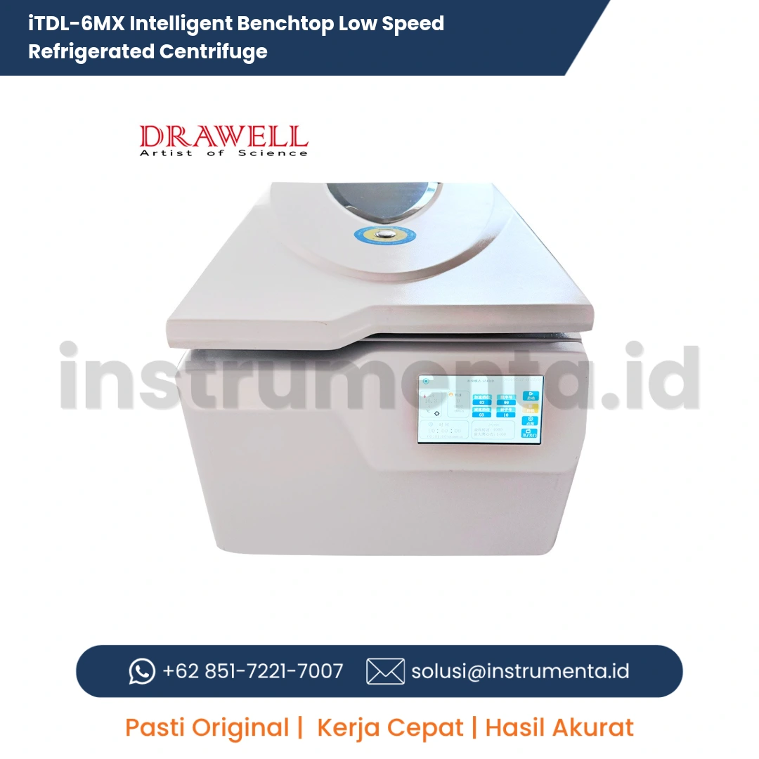 Jual iTDL-6MX Intelligent Benchtop Low Speed Refrigerated Centrifuge Distributor Resmi Ready Stock